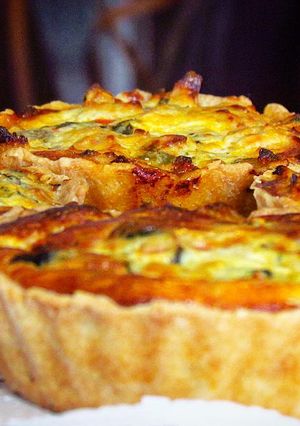 Una foto de Quiche de Ricota y Espinaca 🌿