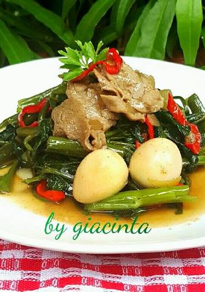 Foto resep Cah Kangkung daging sapi