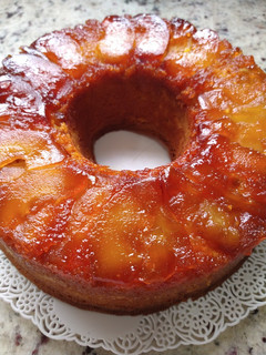 Una foto de Torta de Manzana invertida!!! Nunca falla💕