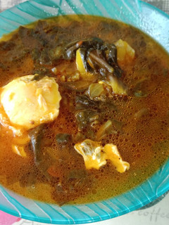 Una foto de Guiso de acelgas con patata y huevo