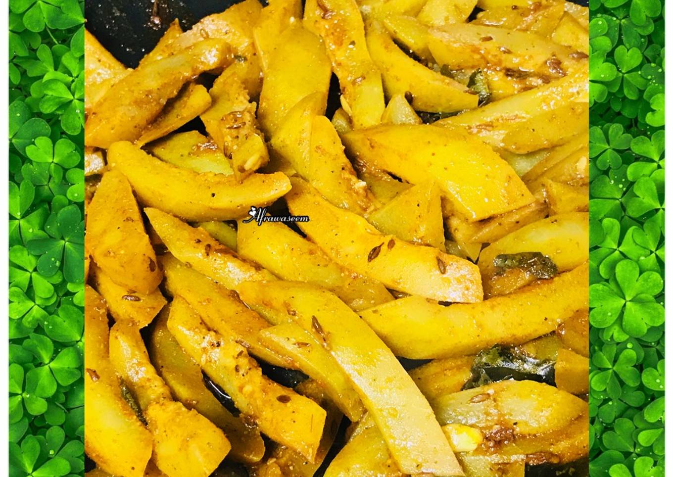Stir fried lauki