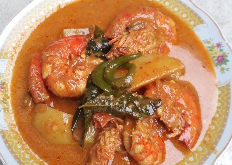 Cara Gampang Menyiapkan Udang Pati Santan Anti Gagal