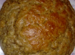 Una foto de Torta de banana y nueces con Stevia