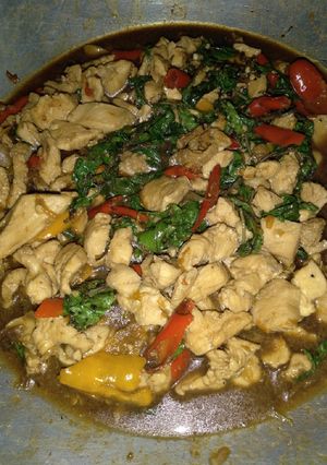 รูปของ ผัดกะเพราไก่