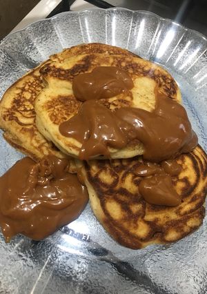 Una foto de Hotcakes sin gluten