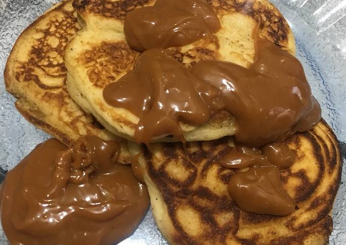 Hotcakes sin gluten Receta de Alejandra Allegrezza- Cookpad