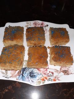 صورة لوصفة بسبوسة اقتصادية بدون بيض 🥮🥮🥮