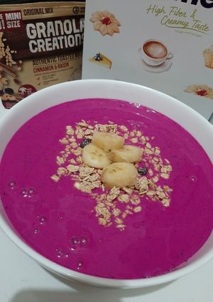 Foto resep Smoothies Pisang Buah Naga