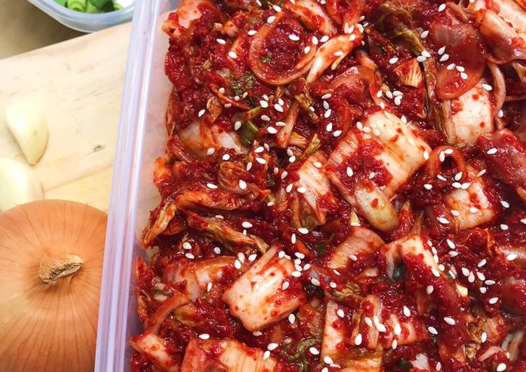RECOMMENDED! Inilah Cara Membuat Kimchi segar sawi putih Pasti Berhasil
