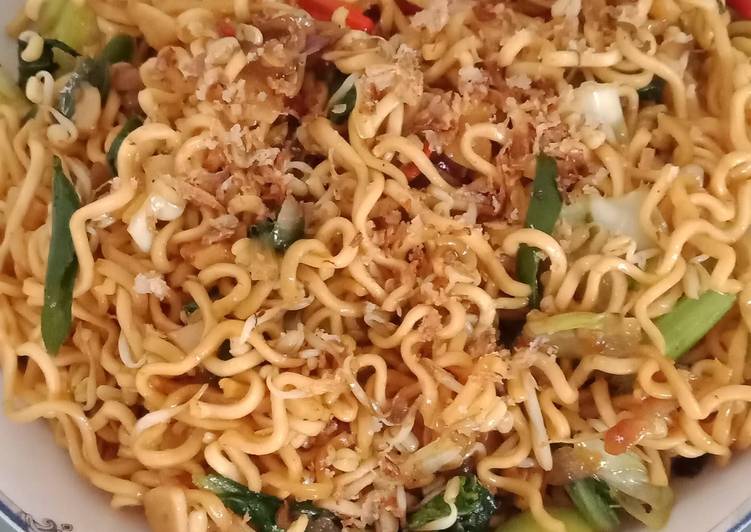 Resep Mie oseng aroma wijen Anti Gagal