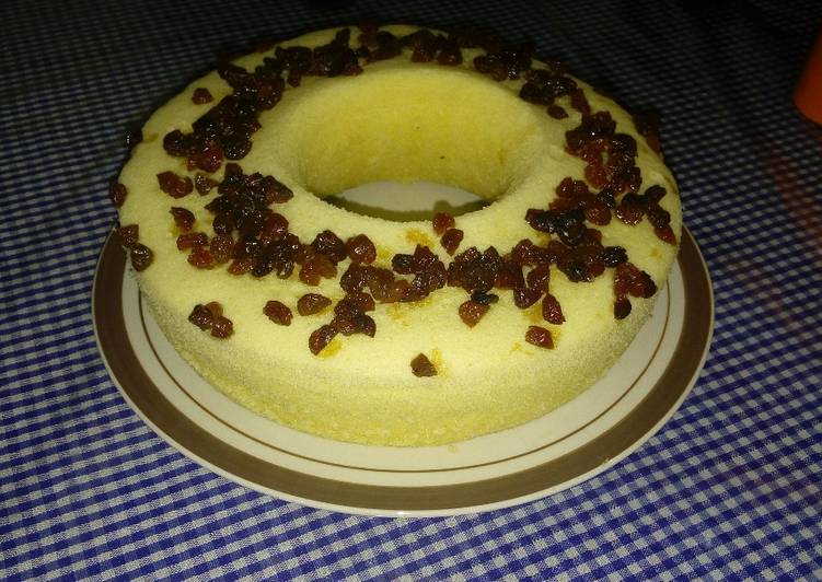 Bagaimana Membuat Bolu kukus jerman kismis yang Lezat