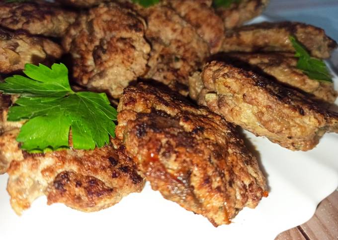 Котлеты с печенью и фаршем👍