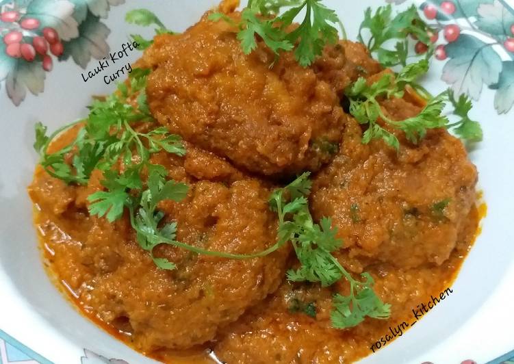 Recipe of Ultimate Lauki Kofta Curry