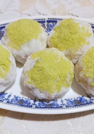 Foto resep Mochi isi wafer caramel (tanpa tepung ketan)