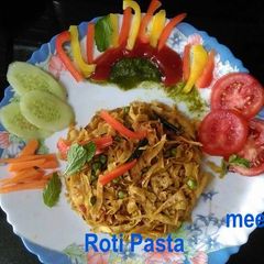 A picture of Roti Pasta                                        .