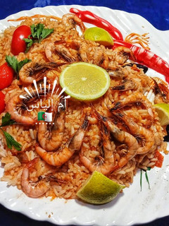 صورة لوصفة أرز بالجمبري 🦐🍚