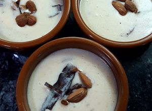 Foto principal de Manjar blanco con bebida vegetal de almendras