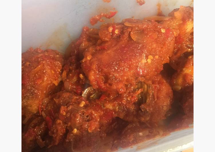 Ayam bumbu saos tiram