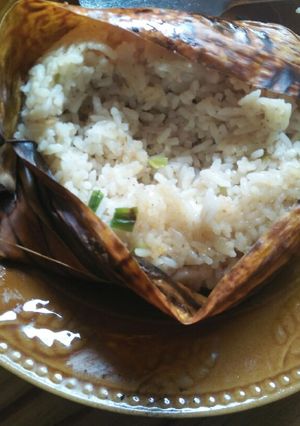 Foto resep Nasi bakar teri