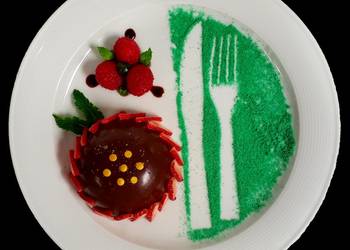 Ultimate Make Recipe Choco Glazed Thandai Mousse with Raspberry Compote  Prune Sauce Delicious Ultimate Make Recipe Choco Glazed Thandai Mousse with Raspberry Compote  Prune Sauce Delicious
