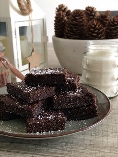 Une photo de Fondant Chocolat banane noix de Coco