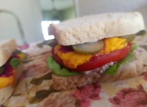 Una foto de Sándwiches de atún vegano 🌱