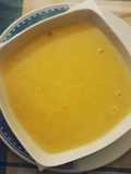 Vellutata di zucca bianca con patate bianche e spezie