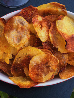 Una foto de Patatas chips saludables estilo campesinas