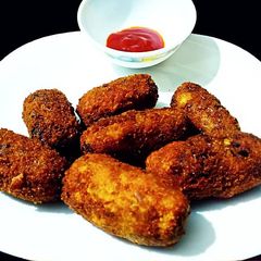 A picture of Veg cutlet.
