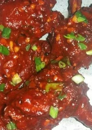 A picture of Chicken lollypop.