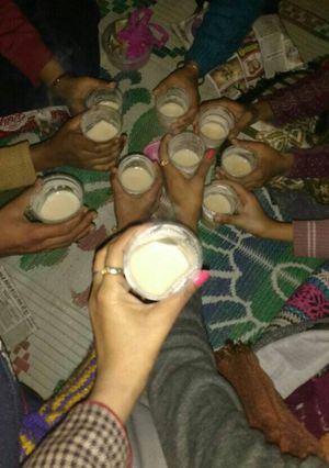 A picture of Instant coffee on mitti ka chulha.