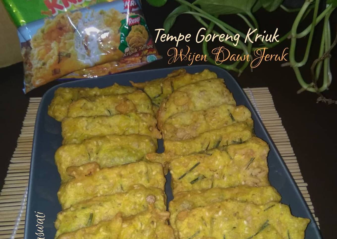 Tempe Goreng Kriuk Wijen Daun Jeruk
