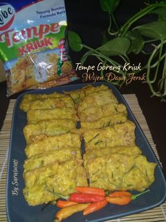 Foto resep Tempe Goreng Kriuk Wijen Daun Jeruk