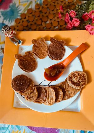 A picture of Banana bites (Rich proteins meal for kids).