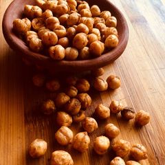 A picture of Roasted chanamasala.