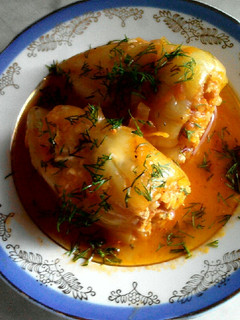 Фото Вкусный перец с фаршем ).