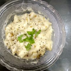 A picture of White pasta.