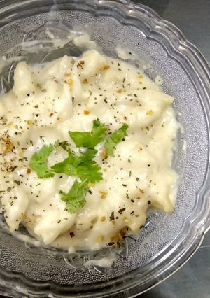 A picture of White pasta.