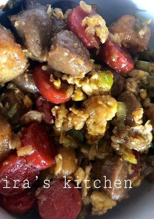 Foto resep Tumis bakso, sosis, nugget saus mentega