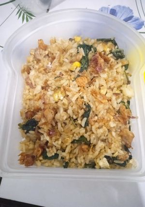 Foto resep Nasi Goreng Bayam