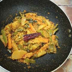 A picture of Veg Kadai Recipe.