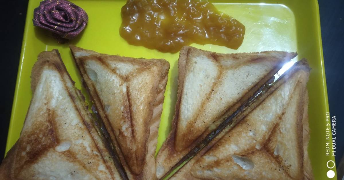 सैंडविच विद अमावट चटनी (Sandwich with amavat chutney recipe in Hindi