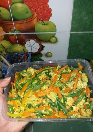 Foto resep Orak-arik bumbu kuning