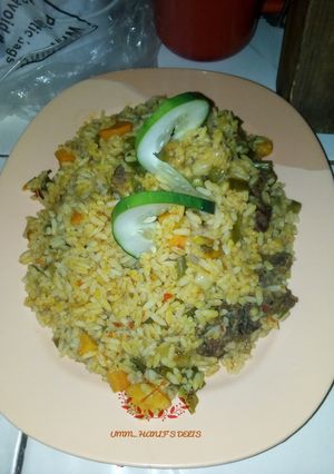 A picture of Special jallof rice.