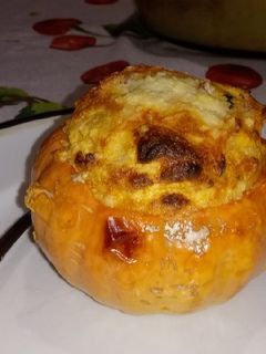 Foto de Suflê de abóbora e carne seca