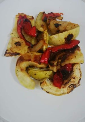 O poză a rețetei Legume la cuptor.