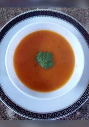 A picture of Tomato soup.