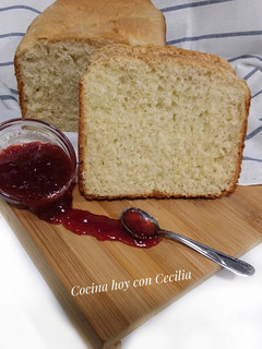 Una foto de Pan de leche elaborado con la panificadora