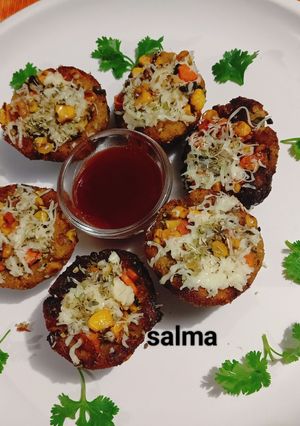 कॉर्न चीज कप्स रेसिपी मुख्य फोटो