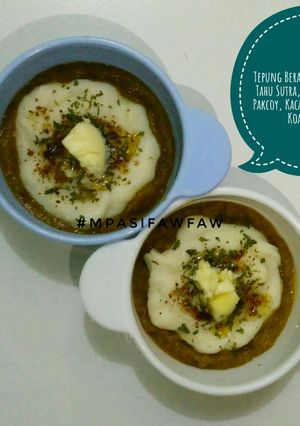 Foto resep Tepung Beras Putih Marlin Hijau (MPASI 7bln)